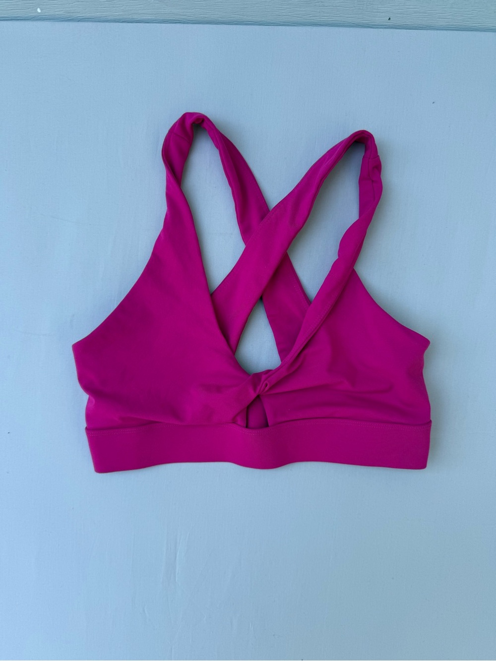 Women’s Pink Crisscross Sports Bralette